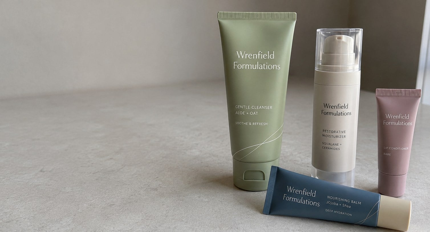 Custom printed cosmetic tubes with logo